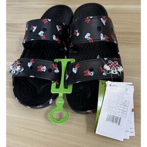 2021 DISNEY PARKS EXCLUSIVE MINNIE MOUSE CROCS SANDALS NWT M 9‎ W 11